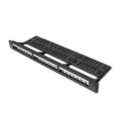 Patch panel Lanberg PPKS-1124-B (1U 19")