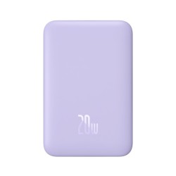 Powerbank Baseus Magnetic Mini Wireless 10000mAh 20W+kabel USB C-USB C (fiolet)