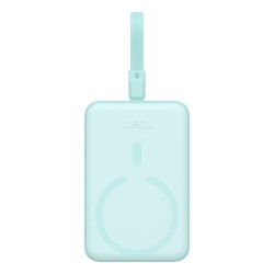 Powerbank Baseus Magnetic Mini Wireless 10000mAh 20W+kabel USB C-USB C (peppermint blue)