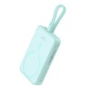 Powerbank Baseus Magnetic Mini Wireless 10000mAh 20W+kabel USB C-USB C (peppermint blue)