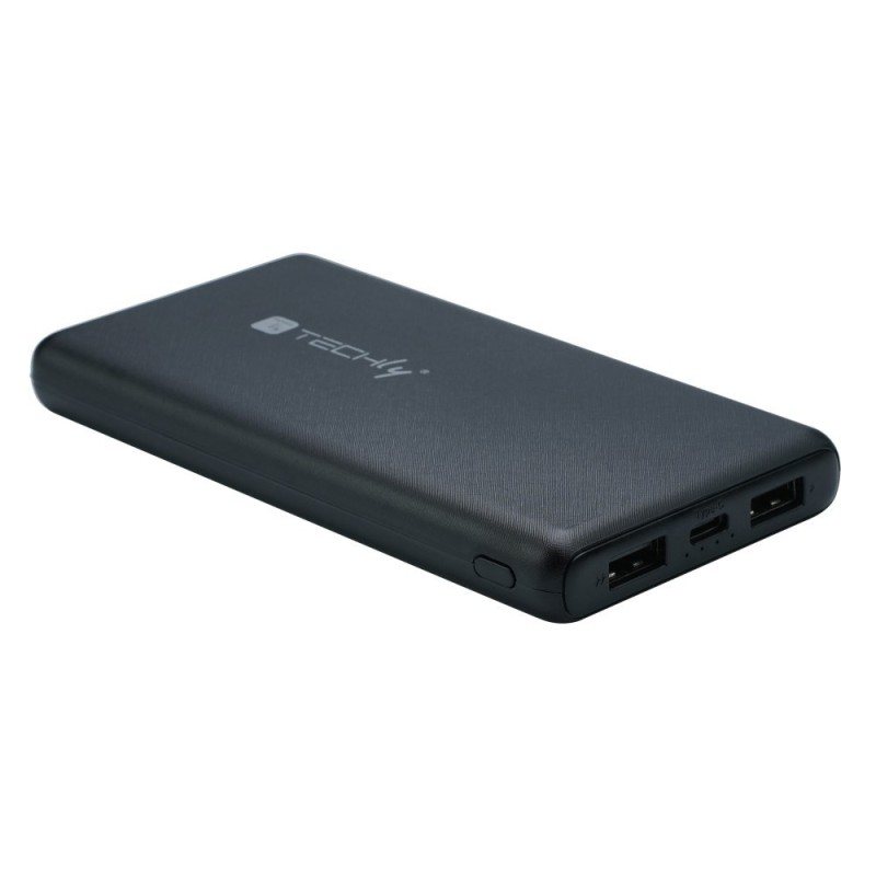Techly I-CHARGE-10000 bank mocy Litowo-polimerowy (LiPo) 10000 mAh Czarny Techly I-CHARGE-10000 bank mocy Litowo-polimerowy (LiPo) 10000 mAh Czarny