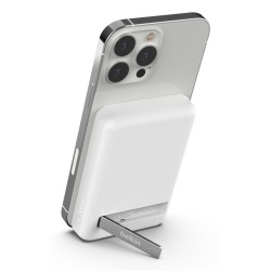 Powerbank bezprzewodowy Belkin BoostCharge Magnetic Wireless Power Bank 5K + Stand MagSafe Compatible 5000mAh 7,5W White