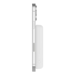 Powerbank bezprzewodowy Belkin BoostCharge Magnetic Wireless Power Bank 5K + Stand MagSafe Compatible 5000mAh 7,5W White
