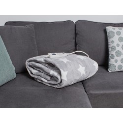 Koc elektryczny NOVEEN EB750 Grey Star super miękki 180x160cm