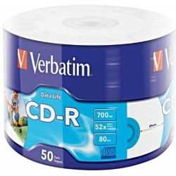 Płyta CD Verbatim 43794 (700MB 52x 50szt. Spindle)