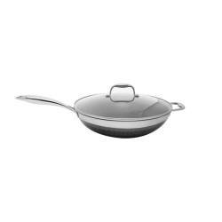 Wok z powłoką DIAMOND Kohersen Black Cube z pokrywką (32 cm 5,1l)