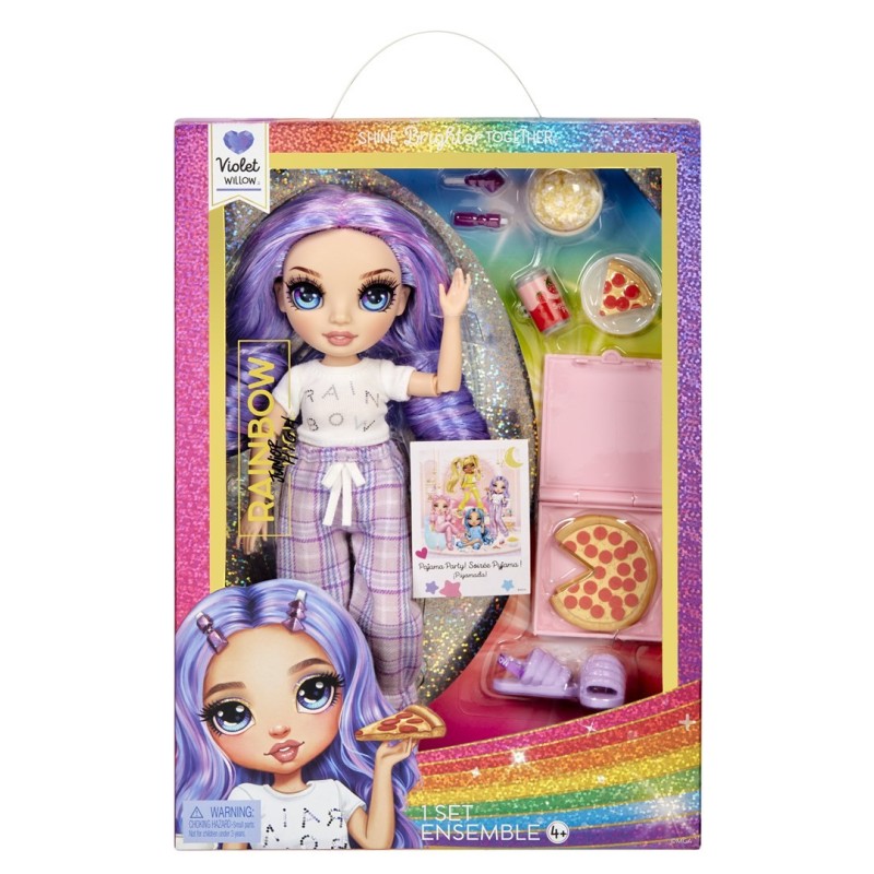 Rainbow High Junior High PJ Party Fashion Doll- Violet (Purple) Rainbow High Junior High PJ Party Fashion Doll- Violet (Purple)