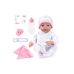 BAYER Lalka Reborn 38cm + akcesoria 93827AB 17883