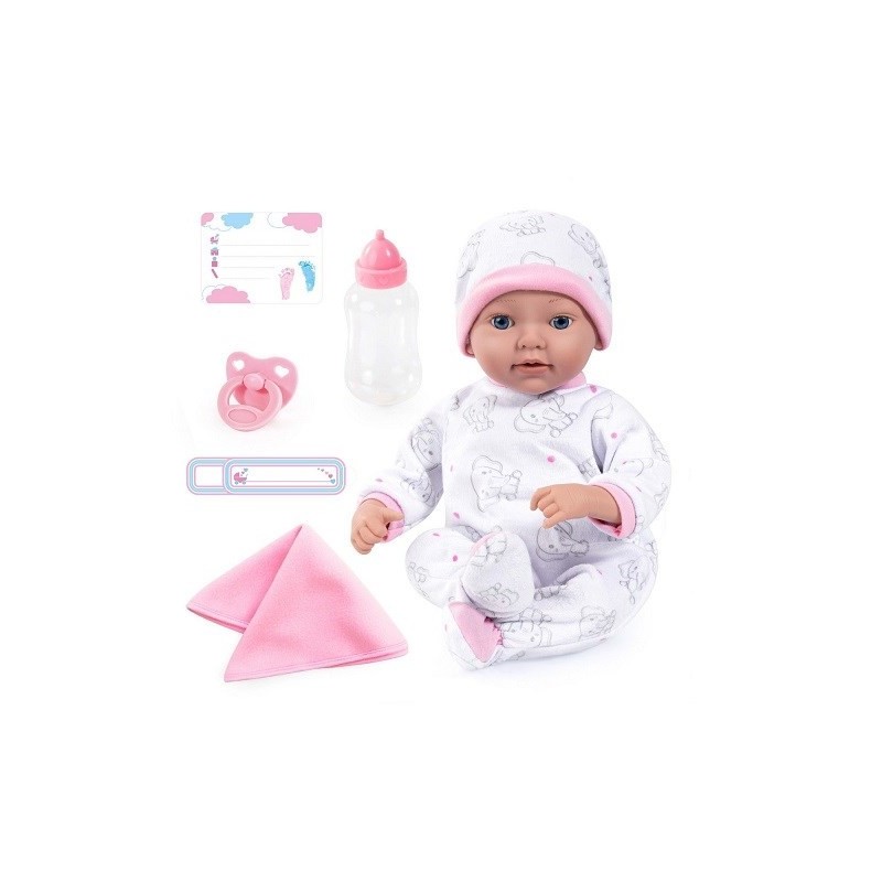 BAYER Lalka Reborn 38cm + akcesoria 93827AB 17883