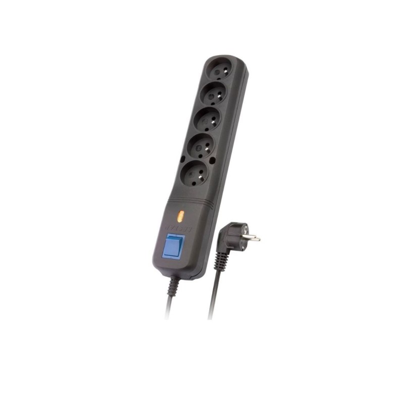 Listwa przeciwprzepięciowa Lestar LV 530W 3,0m (5 x VDE 10 A 3m kolor czarny) Listwa przeciwprzepięciowa Lestar LV 530W 3,0m (5 x VDE 10 A 3m kolor czarny)