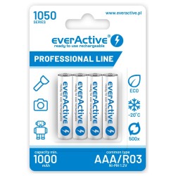 Zestaw akumulatorków everActive Professional line EVHRL03-1050 (1050mAh Ni-MH LSD)