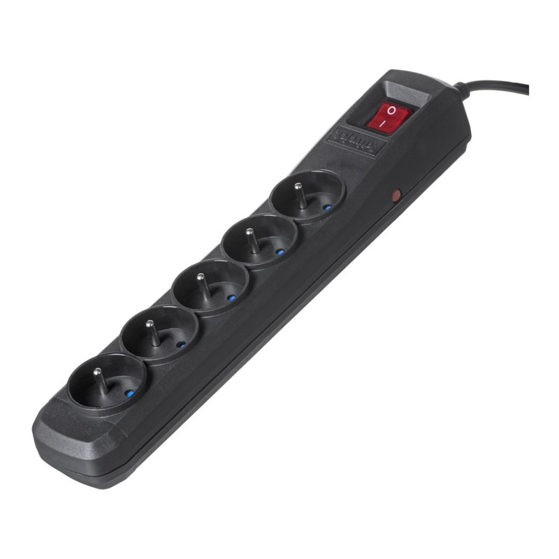 Listwa przeciwprzepięciowa Activejet 5gn/3m/cz (10A 2300W) 3m kolor czarny Listwa przeciwprzepięciowa Activejet 5gn/3m/cz (10A 2300W) 3m kolor czarny