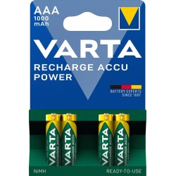 Zestaw akumulatorków AAA VARTA Ready2Use 5703301404 (1000mAh Ni-MH)