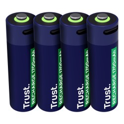 Baterie AA Trust USB-C RECHARGEABLE BATTERIES 4P