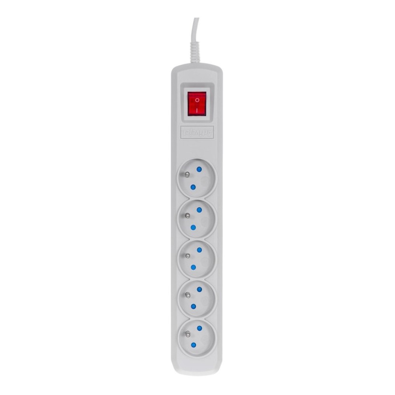 Listwa przeciwprzepięciowa Activejet 5gn/5m/cz (10A 2300W) 5m kolor szary Listwa przeciwprzepięciowa Activejet 5gn/5m/cz (10A 2300W) 5m kolor szary