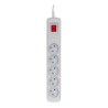 Listwa przeciwprzepięciowa Activejet 5gn/5m/cz (10A 2300W) 5m kolor szary