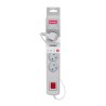 Listwa przeciwprzepięciowa Activejet 5gn/5m/cz (10A 2300W) 5m kolor szary