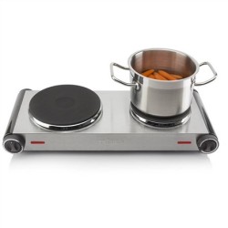 Tristar KP-6248 płyta kuchenna Stal nierdzewna Blat Płyta uszczelniona 2 stref(y)