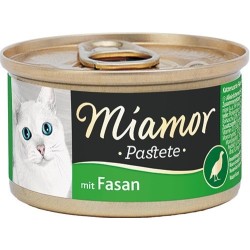 MIAMOR Pasztet mięsny dla kota bażant 85g