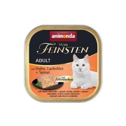 ANIMONDA Vom Feinsten Classic Cat smak: kurczak, łosoś + szpinak 100g