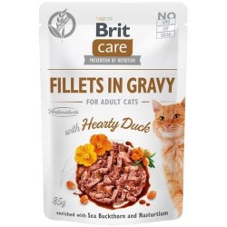 BRIT Care Fillets in Gravy filety z kaczką w sosie - mokra karma dla kota - 85 g