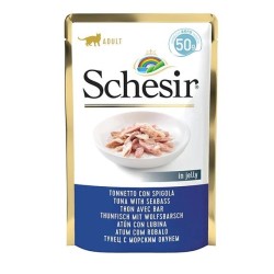 SCHESIR dla kotów Single Dish Tuńczyk z Bass 50g