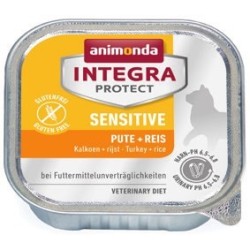 ANIMONDA Integra Protect Sensitive indyk z ryżem - mokra karma dla kota - 100g