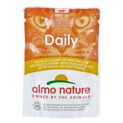 ALMO NATURE Daily Menu Kurczak z łososiem - saszetka 70 g