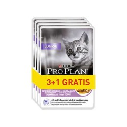 PURINA Pro Plan Junior Indyk - mokra karma dla kota - 85g 3+1 saszetka gratis