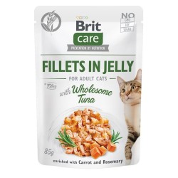 BRIT Care Fillets in Jelly filety z tuńczykiem w galaretce - mokra karma dla kota - 85 g