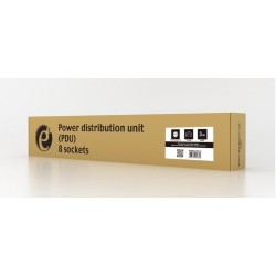 GEMBIRD LISTWA ZASILAJĄCA RACK 19" PDU EG-PDU-014-FC14 1U, 16A, 8X FRANCUSKIE GNIAZDO, WTYK C14, KABEL 3M