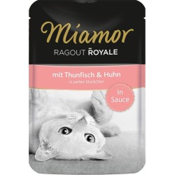 MIAMOR Ragout Royale smak: tuńczyk z kurczakiem w sosie - saszetka 100g