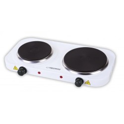 Kuchenka elektryczna Esperanza YELLOWSTONE EKH007W (Płyta elektryczna 2 pola grzejne 1000W, 1500W kolor biały)
