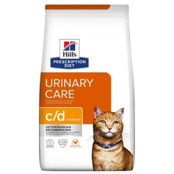 HILL'S Prescription Diet Feline c/d Urinary Care - sucha karma dla kotów z chorobami układu moczowego - 1,5 kg