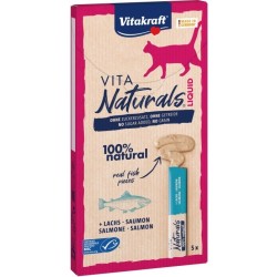 VITAKRAFT VITA NATURALS Liquid łosoś przysmak dla kota 5x15g