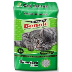 CERTECH Super Benek Standard Zielony Las - żwirek dla kota zbrylający 25 l (20 kg)