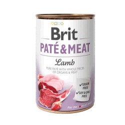 BRIT PATÉ & MEAT z jagnięciną - mokra karma dla psa - puszka - 400 g