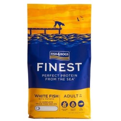 Fish4Dogs Finest Ocean z białą rybą Adult 12kg