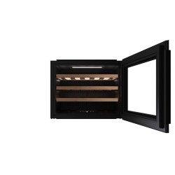 Teka RVI 10024 GBK Termoelektryczna chłodziarka do wina Wolnostojąca Czarna na 24 butelki