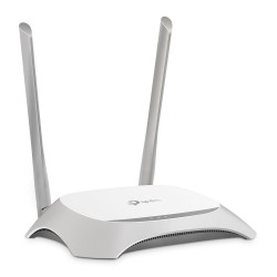 TP-Link TL-WR840N router bezprzewodowy Fast Ethernet Jedna częstotliwości (2,4 GHz) Szary, Biały