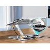 UNITEK PODSTAWKA POD LAPTOP + HUB USB-C, HDMI 1.4, 4K, PD 100W