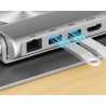 UNITEK PODSTAWKA POD LAPTOP + HUB USB-C, HDMI 1.4, 4K, PD 100W