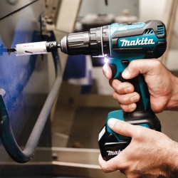 Makita DHP485Z wiertło Zamek centralny 1,1 kg Czarny, Niebieski