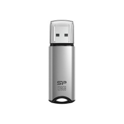 Pendrive Silicon Power Marvel M02 128GB USB 3.2 kolor srebrny ALU (SP128GBUF3M02V1S)
