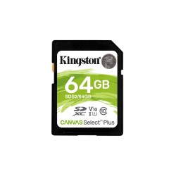 Karta pamięci Kingston Canvas Select Plus SDS2/64GB (64GB Class U1, V10 Karta pamięci)