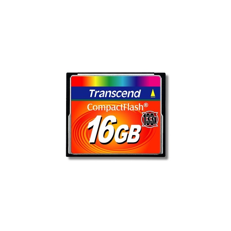 KOMPAKTOWA PAMIĘĆ FLASH 16GB 133X TS16GCF133 TRANSCEND