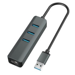 VAKOSS HUB USB 3.0 ETHERNET TC-4502X