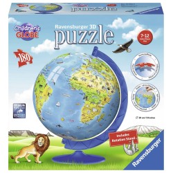 Ravensburger Children's Globe Puzzle 3D 180 szt. Glob