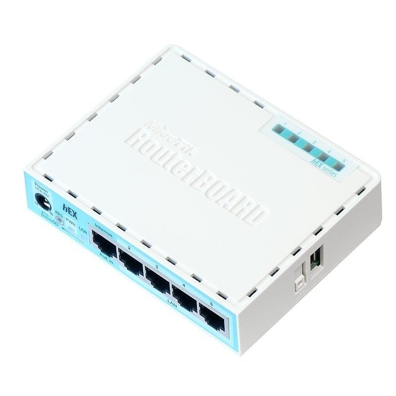 Router Mikrotik RB750GR3 Gigabit Ethernet Turkusowy, Biały