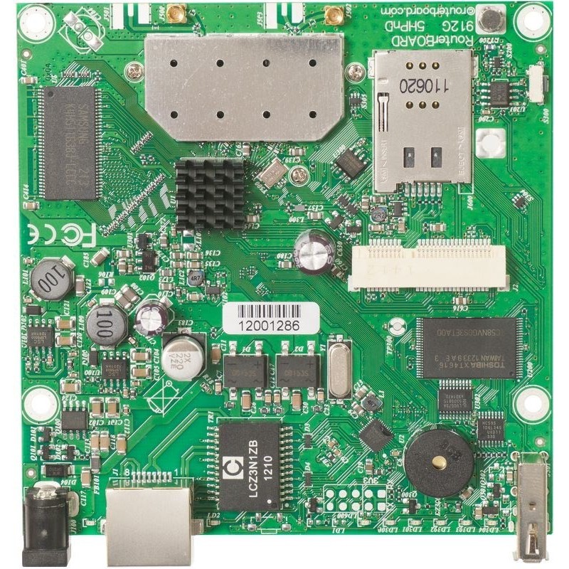 Router MikroTik RouterBOARD RB912UAG-5HPnD - Funkbasisstation - Wi-Fi - 5 GHz - DC power - intern